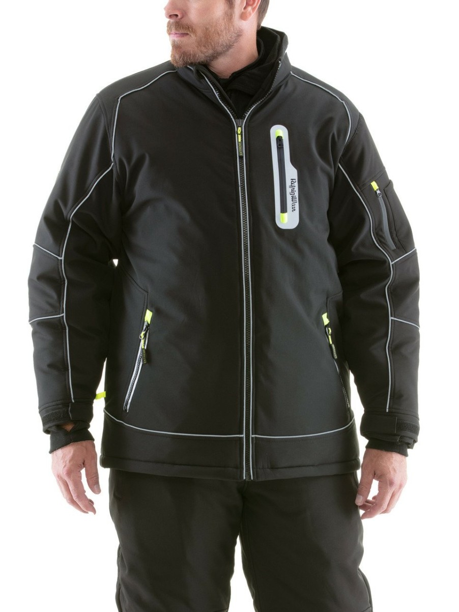 RefrigiWear Extreme Softshell Jacket Black Grande E Alto
