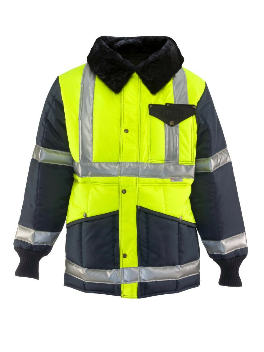 RefrigiWear Hivis Iron-Tuff® Two-Tone Jackoat Grande E Alto
