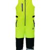 RefrigiWear Hivis Extreme Softshell Bib Overalls Lime/Black Grande E Alto