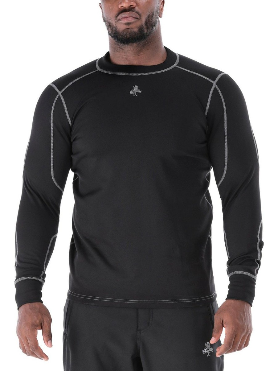 RefrigiWear Heavyweight Mid-Layer Top Black Strati E Camicie